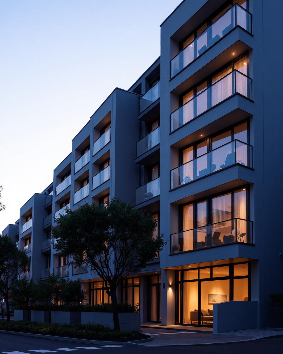 Immeuble résidentiel contemporain conçu par SILA CONCEPT